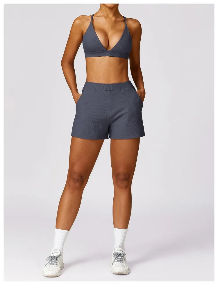 Comfy Ribbed Shorts