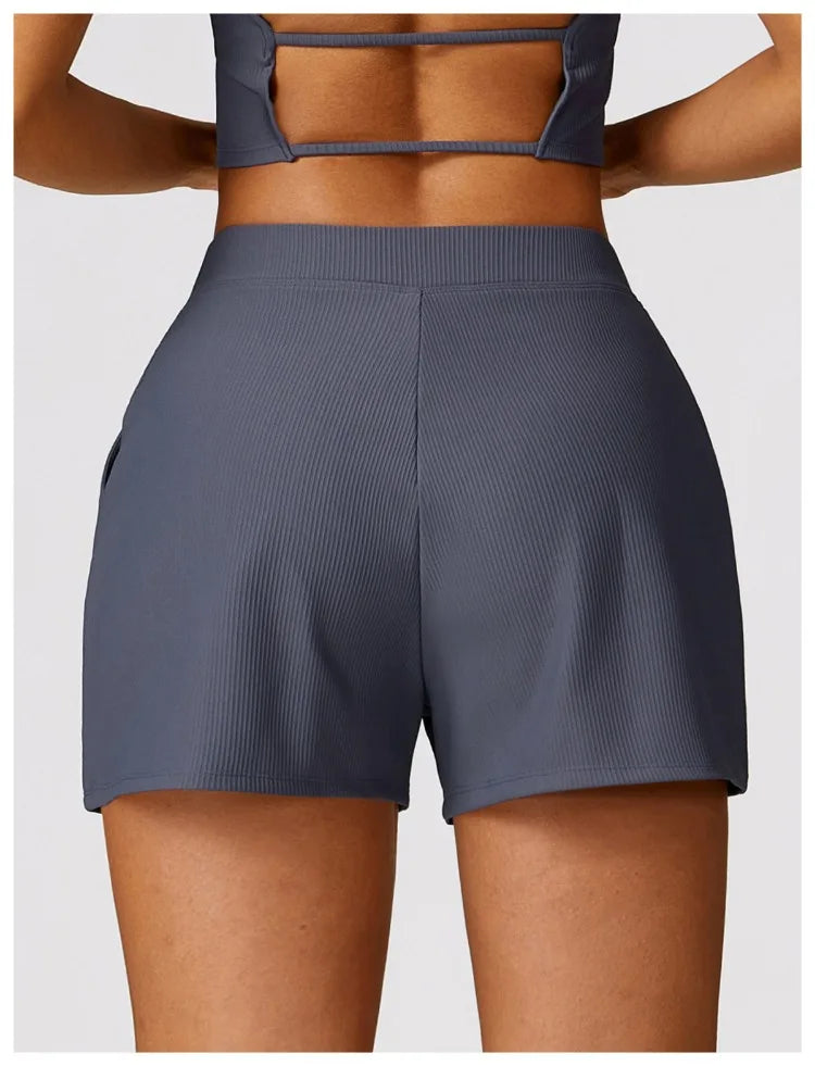 Comfy Ribbed Shorts