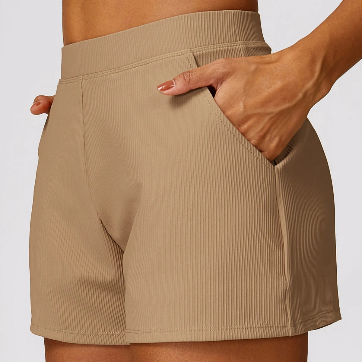 Comfy Ribbed Shorts