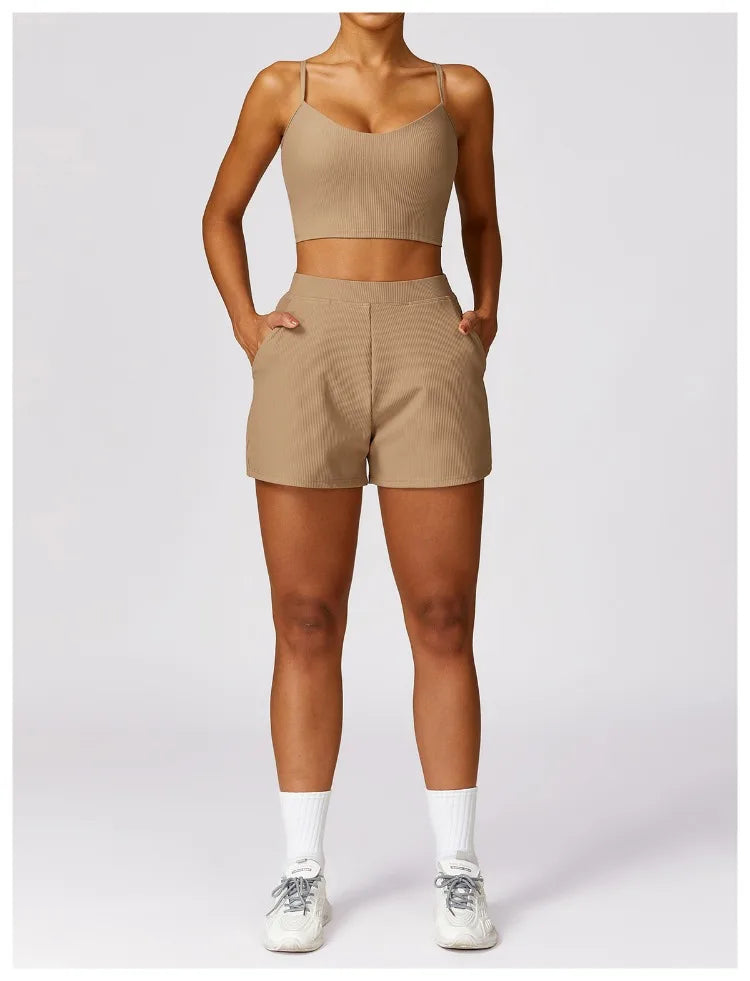 Comfy Ribbed Shorts