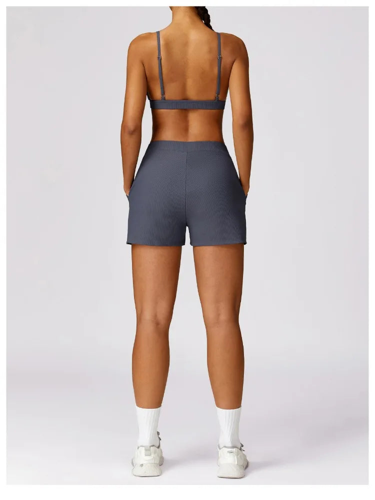 Comfy Ribbed Shorts