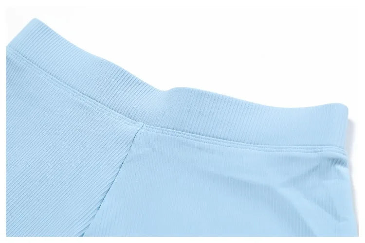 Comfy Ribbed Shorts