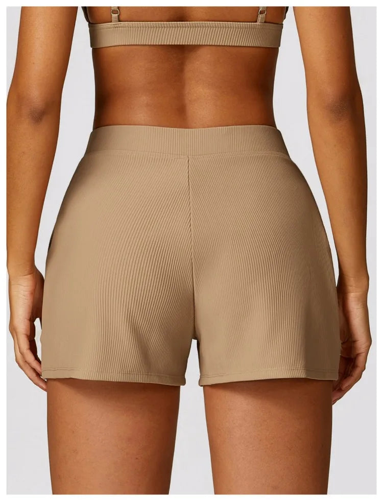 Comfy Ribbed Shorts