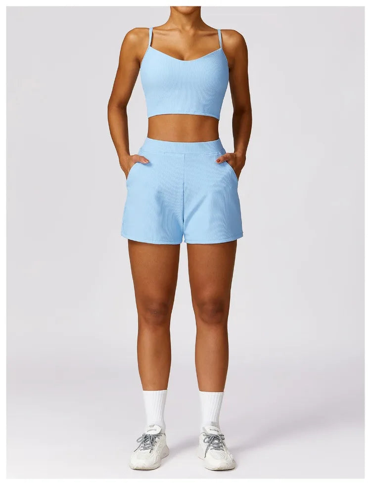 Comfy Ribbed Shorts