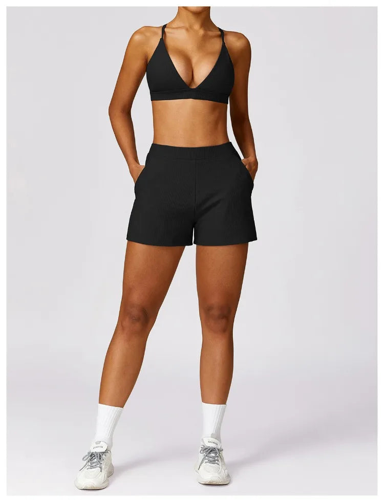 Comfy Ribbed Shorts