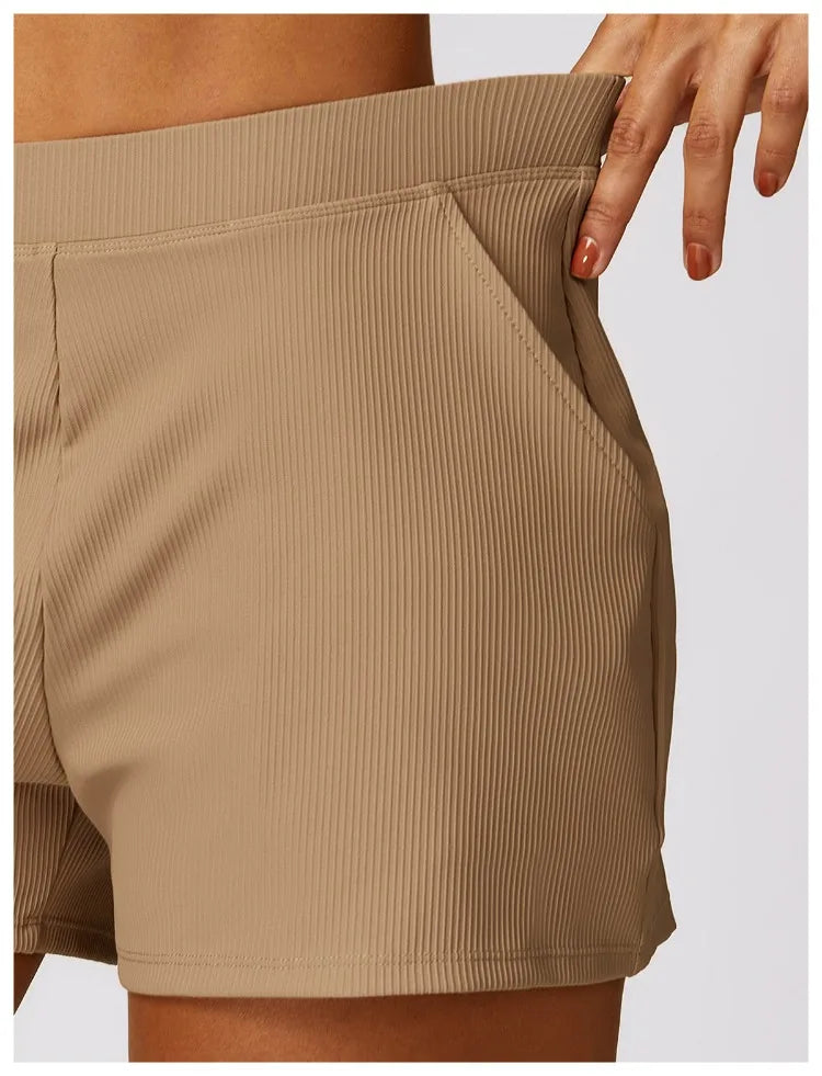 Comfy Ribbed Shorts