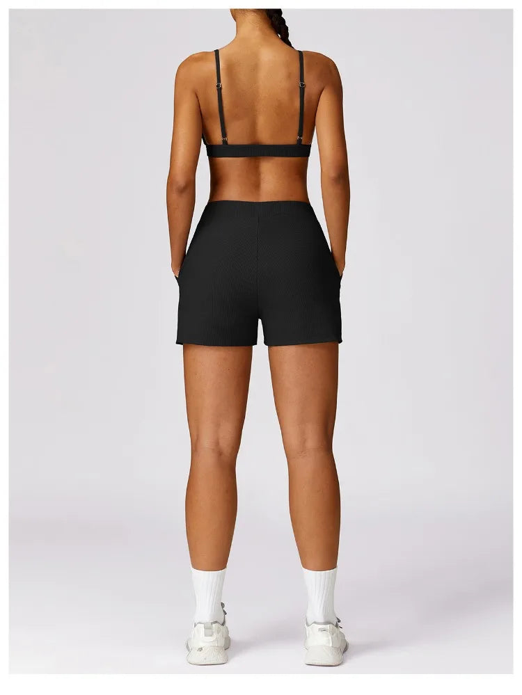 Comfy Ribbed Shorts