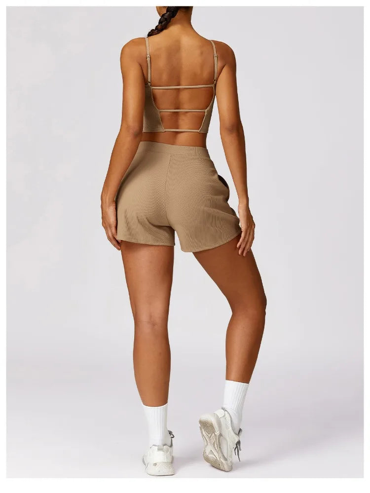 Comfy Ribbed Shorts