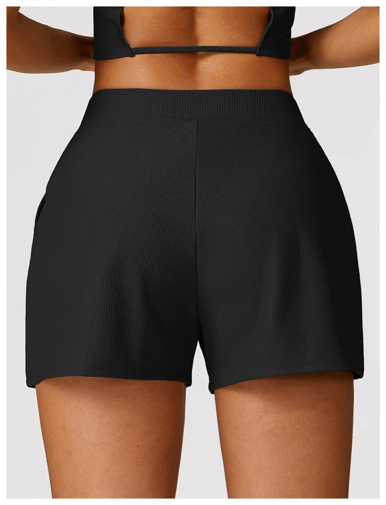 Comfy Ribbed Shorts