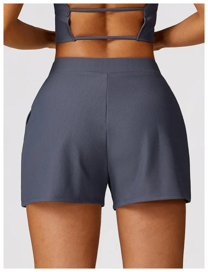 Comfy Ribbed Shorts 