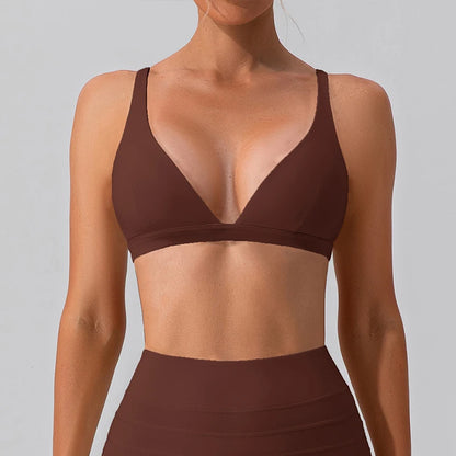 Nymphet Deep V Sports Bra
