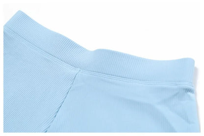 Comfy Ribbed Shorts 