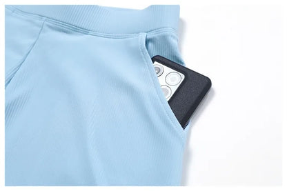Comfy Ribbed Shorts 