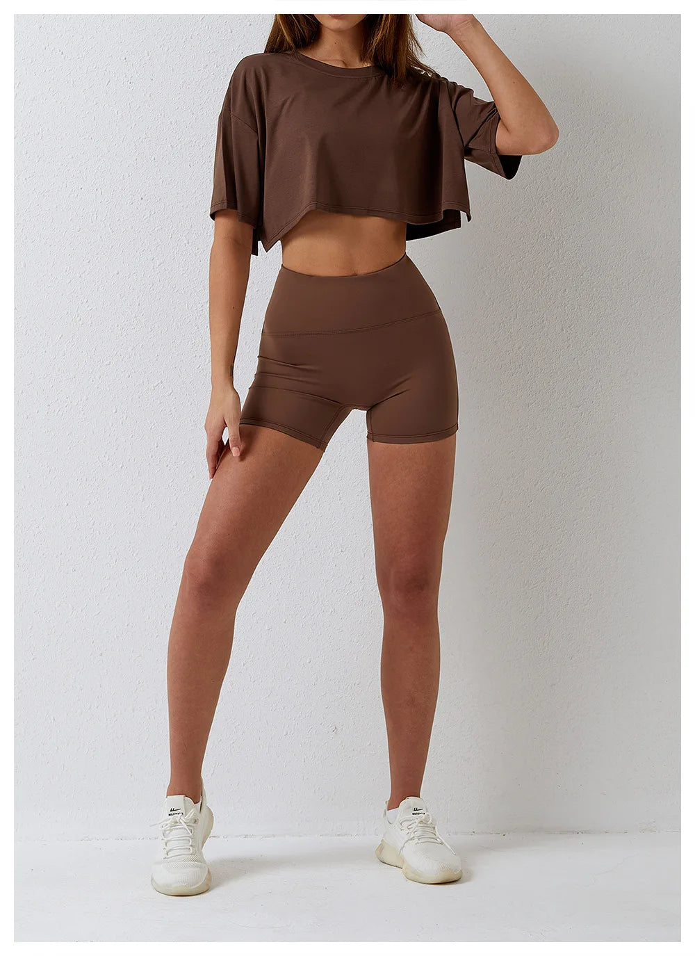 Comfy Dropped Shoulders Oversized Crop Shirt