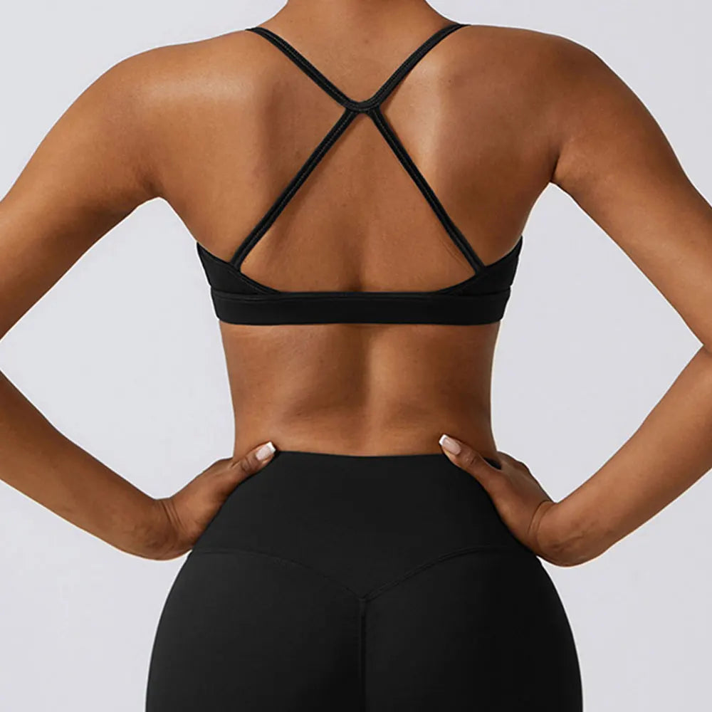 Athena Open X Back Sports Bra