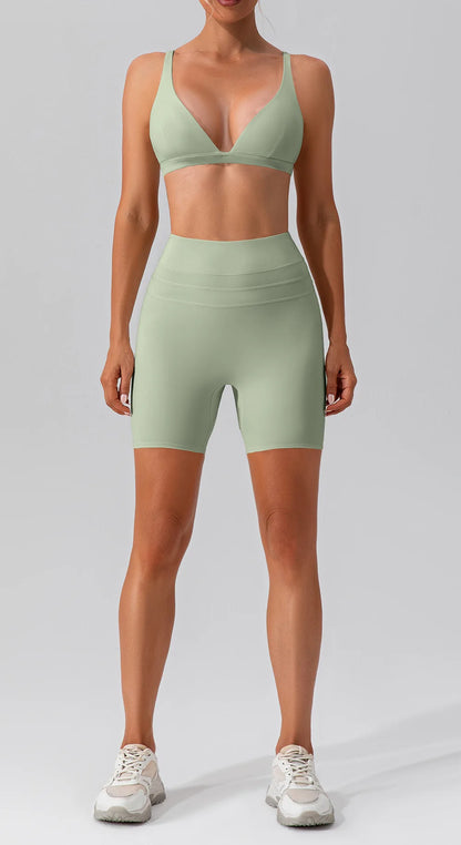 Nymphet Deep V Sports Bra