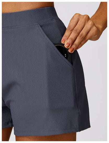 Comfy Ribbed Shorts 