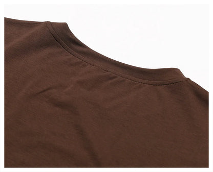Comfy Dropped Shoulders Oversized Crop Shirt